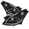 SPYDER 5076830 | Spyder Nissan Altima 4Dr Projector Headlights - Light Tube DRL LED Halo - Black - (PRO-YD-NA104D-LTDRL-BK); 2010-2012 Alternate Image 1