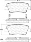 Stoptech 308.18480 | StopTech Street Brake Pads Hyundai Tucson Eco, Rear; 2016-2017 Alternate Image 1