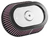 K&N Engineering e3988 | K&N Universal Custom Air Filter - Oval Shape 9.313in OD / 2.375 Height Alternate Image 1