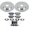 PowerStop k6498 | Power Stop 11-17 Lexus CT200h Rear Z23 Evolution Sport Brake Kit; 2011-2017 Alternate Image 2