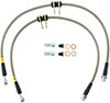 Stoptech 95040008 | StopTech 00-05 Honda S2000 Front SS Brake Lines; 2000-2005 Alternate Image 4