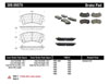 Stoptech 309.09570 | StopTech Sport Brake Pads Mazda 6, Front; 2003-2005 Alternate Image 1