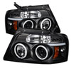 SPYDER 5030085 | Spyder Ford F150 Version 2 CCFL LED ( Replaceable LEDs ) Projector Headlights - Black - (PRO-YD-FF15004-CCFL-G2-BK); 2004-2008 Alternate Image 1