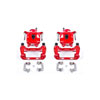 PowerStop s2580a | Power Stop 05-10 Scion tC Front Red Calipers w/Brackets - Pair; 2005-2010 Alternate Image 2