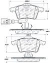 Stoptech 309.09153 | StopTech Sport Brake Pads Volkswagen CC, Front; 2010-2011 Alternate Image 7