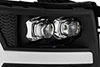 AlphaRex 880209 | Chevy 1500HD NOVA LED Proj Headlights Plank Style Matte Blk w/Activ Light/Seq Signal; 2007-2013 Alternate Image 7