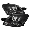 SPYDER 5038944 | Spyder Toyota Yaris 4Dr DRL LED Projector Headlights - Black - (PRO-YD-TYA074D-DRL-BK); 2007-2011 Alternate Image 1