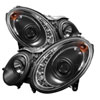 SPYDER 5029379 | Spyder Mercedes Benz W211 E-Class DRL LED Projector Headlights - Black - (PRO-YD-MBW21107-DRL-BK); 2007-2009 Alternate Image 3