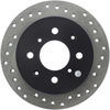 Stoptech 128.40017L | StopTech Honda CRX Sport Cryo Cross Drilled Rotor, Rear Left; 1990-1991 Alternate Image 6