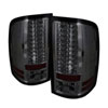 SPYDER 5014962 | Spyder GMC Sierra 3500 1500/2500/3500HD Denali (Not fit Dually 4 Rear Wheels) LED Tail Lights - Smoke - (ALT-YD-GS07-LED-SM); 2007-2012 Alternate Image 1