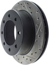 Stoptech 127.66044L | StopTech Chevrolet Suburban 2500 Sport Drilled/Slotted Rotor, Rear Left; 2000-2013 Alternate Image 7