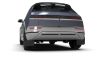 Rally Armor mf87urblkpbl | 2022 Hyundai Ioniq 5 Black Mud Flap w/ Light Blue Logo Alternate Image 2