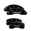 MGP 15169SMGPBK | MGP 4 Caliper Covers Engraved Front & Rear MGP Black finish silver ch; 2005-2009 Alternate Image 6