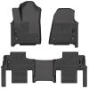 Husky Liners 99111 | 2022 Jeep Grand Wagoneer Weatherbeater Black Front & 2nd Seat Floor Liners; 2022-2022 Alternate Image 1