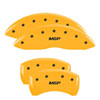 MGP 17207SMGPYL | MGP 4 Caliper Covers Engraved Front & Rear MGP Yellow finish black ch; 2011-2012 Alternate Image 6