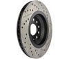 Stoptech 127.33113R | StopTech Volkswagen Golf Sport Drilled/Slotted Rotor, Rear Right; 2012-2017 Alternate Image 5