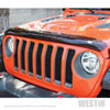 Westin 72-90152 | 2018 Jeep Wrangler JL Wade Platinum Bug Shield - Smoke; 2018-2024 Alternate Image 3