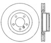 Stoptech 128.34107L | StopTech BMW 120i Sport Cryo Cross Drilled Rotor, Rear Left; 2005-2011 Alternate Image 1