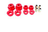 BMR Suspension bk024 | BMR 10-15 5th Gen Camaro Rear Cradle Pro Version Full Bushing Kit (Polyurethane) - Red; 2010-2015 Alternate Image 1