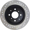 Stoptech 127.40017L | StopTech Honda CRX Sport Drilled/Slotted Rotor, Rear Left; 1990-1991 Alternate Image 4