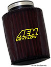 AEM Induction 14007 | AEM Air Filter Wrap 6 inch Base 5 1/8inch Top 7 1/8 inch Tall Alternate Image 2