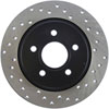 Stoptech 128.39039L | StopTech Volvo C30 Sport Cryo Cross Drilled Rotor, Rear Left; 2007-2013 Alternate Image 6