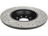 Stoptech 127.33099R | StopTech Volkswagen Tiguan Sport Drilled/Slotted Rotor, Rear Right; 2009-2010 Alternate Image 6