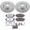 PowerStop k4603-26 | Power Stop 06-07 Subaru B9 Tribeca Front Z26 Street Warrior Brake Kit; 2006-2007 Alternate Image 2