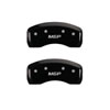 MGP 28175SMGPBK | MGP 4 Caliper Covers Engraved Front & Rear MGP Black finish silver ch; 2015-2015 Alternate Image 2