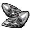 SPYDER 5032539 | Spyder Mercedes Benz R171 SLK ( NON HID ) DRL LED Projector Headlights - Chrome - (PRO-YD-MBSLK05-DRL-C); 2005-2010 Alternate Image 2