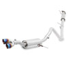 Mishimoto mmexh-fist-14rbt | 14-16 Ford Fiesta ST 1.6L 2.5in Stainless Steel Resonated Cat-Back Exhaust w/ Burnt Ti; 2014-2016 Alternate Image 3