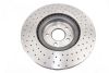 DBA 42698xd | 14-20 Mercedes-Benz CLA45 AMG (350mm Front Rotor) Front 4000 Series Cross Drilled Rotor Alternate Image 1