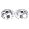 PowerStop jbr961xpr | Power Stop 01-03 Acura CL Rear Evolution Drilled & Slotted Rotors - Pair; 2001-2003 Alternate Image 2