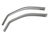 WeatherTech 80466 | 08-14 Mitsubishi Lancer Front Side Window Deflectors - Dark Smoke; 2008-2014 Alternate Image 1