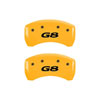 MGP 18011SPG8YL | 4 Caliper Covers Engraved Front Pontiac Rear G8 Yellow Finish Black Char 2008 Pontiac G8; 2008-2009 Alternate Image 6