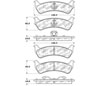 Stoptech 305.06250 | StopTech Street Select Brake Pads Jeep Grand Wagoneer, Rear; 1993-1993 Alternate Image 1