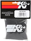 K&N Engineering sn2560dk | K&N Filter Wrap Drycharger Oval Tapered Black - 3.25in Base I/S Width x 2.5in Top I/S Width x 7in H Alternate Image 6