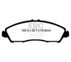 EBC ud1723 | 14+ Acura MDX 3.5 Ultimax2 Front Brake Pads; 2014-2023 Alternate Image 5