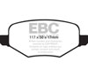 EBC dp61826 | 11+ Ford Explorer 2.0 Turbo 2WD Greenstuff Rear Brake Pads; 2011-2023 Alternate Image 4