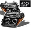 SPYDER 5011527 | Spyder Nissan Frontier Halo LED ( Replaceable LEDs ) Projector Headlights - Black - (PRO-YD-NF05-HL-BK); 2005-2008 Alternate Image 3