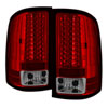 SPYDER 5014955 | Spyder GMC Sierra 3500 1500/2500/3500HD Denali (Not fit Dually 4 Rear Wheels) LED Tail Lights - Red Clear - (ALT-YD-GS07-LED-RC); 2007-2012 Alternate Image 2