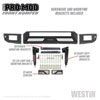 Westin 58-41045 | 16-20 Toyota Tacoma Pro-Mod Front Bumper; 2016-2020 Alternate Image 10