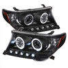 SPYDER 5008275 | Spyder Toyota Land Cruiser Halo Projector Headlights - Black - (PRO-YD-TLAND08-HL-BK); 2008-2011 Alternate Image 2