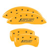 MGP 14231SSS5YL | 4 Caliper Covers Engraved Front & Rear Gen 5/SS Yellow finish black ch; 2014-2015 Alternate Image 7