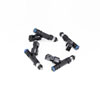 DeatschWerks 18U-09-0650-4 | 85-98 Volvo 240/740/940 Red Block 650cc Injectors - Set of 4; 1985-1998 Alternate Image 1