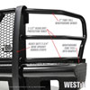 Westin 58-31125 | /HDX Bandit 17-19 Ford F-250 / F-350 Front Bumper - Textured Black; 2017-2019 Alternate Image 4