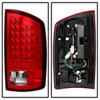 SPYDER 5002570 | Spyder Dodge Ram 3500 2500/Ram LED Tail Lights - Red Clear - (ALT-YD-DRAM02-LED-RC); 2500; 2002-2006 Alternate Image 3