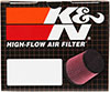 K&N Engineering rc1894 | K&N Filter Universal Clamp-On Filter 2 1/16in Flange / 3in OD / 3in H - Box of 4 Alternate Image 3