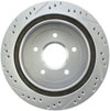 Stoptech 227.62061L | StopTech Cadillac XLR Select Sport Drilled/Slotted Rotor, Rear Left; 2004-2009 Alternate Image 3