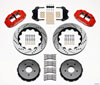 Wilwood 140-9296-dr | Narrow Superlite 6R Front Hat Kit 14.00in Drilled Red 2004-2006 Pontiac GTO; 2004-2006 Alternate Image 1